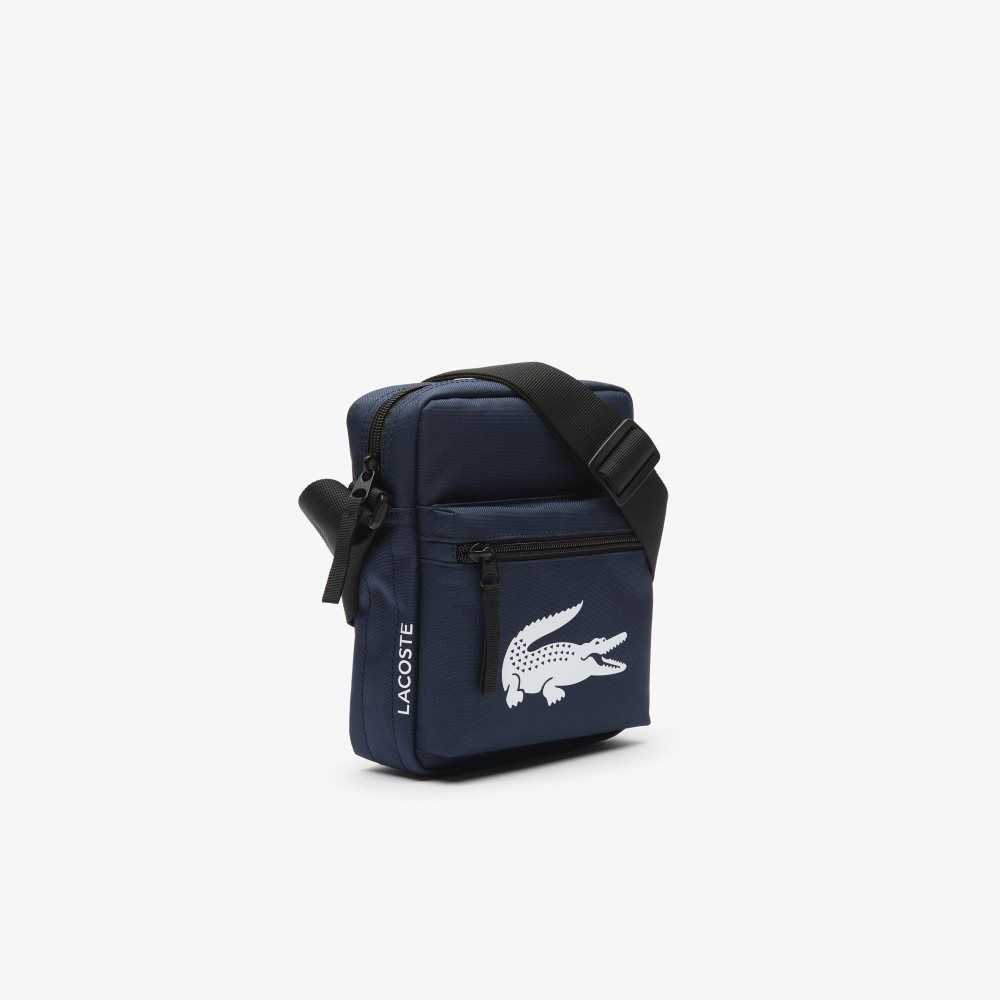 Lacoste Recycled Fiber Shoulder Azul Marino | 0326-JORZB