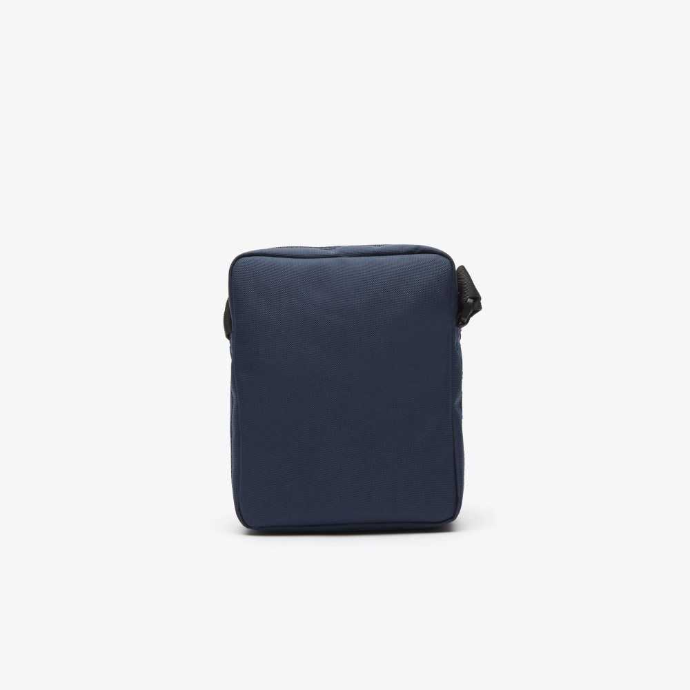 Lacoste Recycled Fiber Shoulder Azul Marino | 0326-JORZB