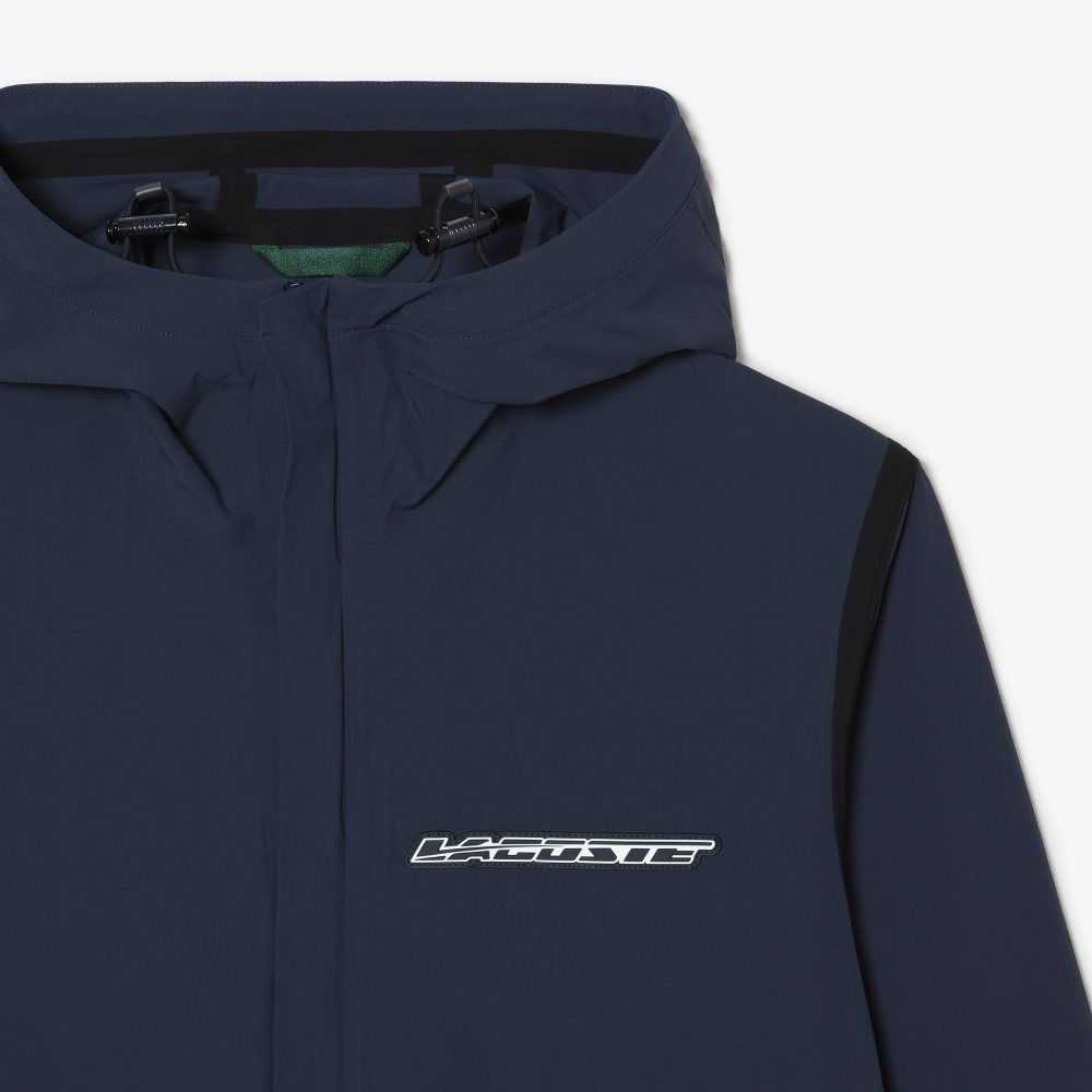 Lacoste Recycled Polyamide Corta Pista Azules | 4687-QPACR