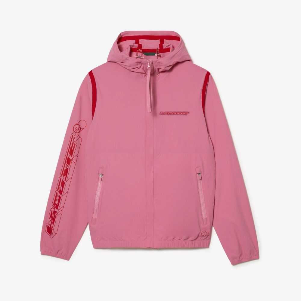 Lacoste Recycled Polyamide Corta Pista Rosas | 7501-ZKGHJ