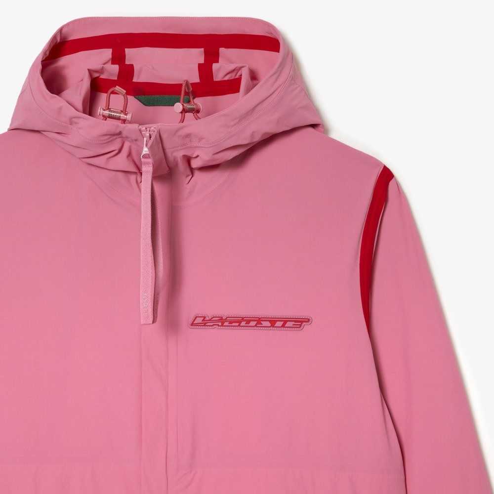 Lacoste Recycled Polyamide Corta Pista Rosas | 7501-ZKGHJ