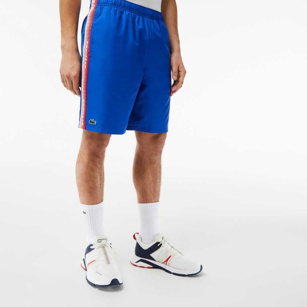 Lacoste Recycled Polyester Tenis Azules | 2301-VZFXW