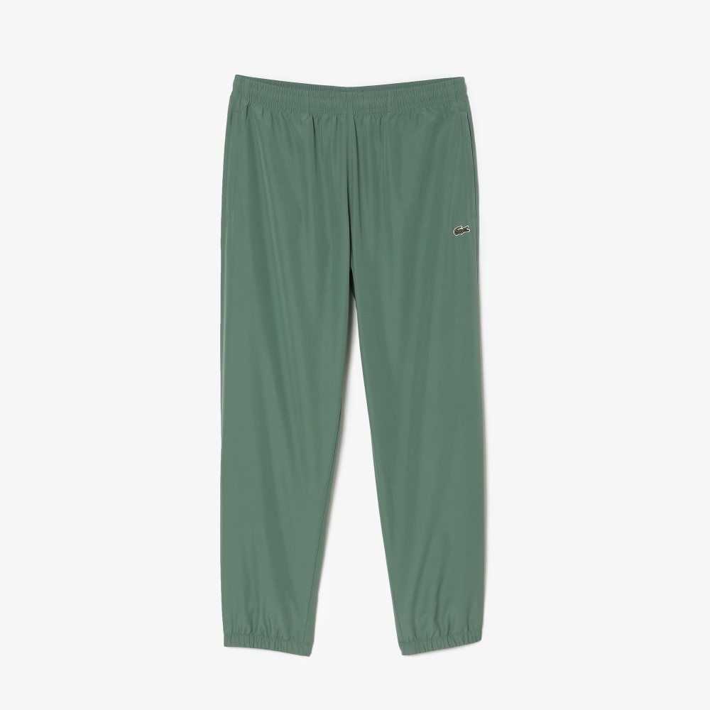 Lacoste Regular Fit Agua-Repellent Trackpants Kaki Verde | 0135-ICQBV