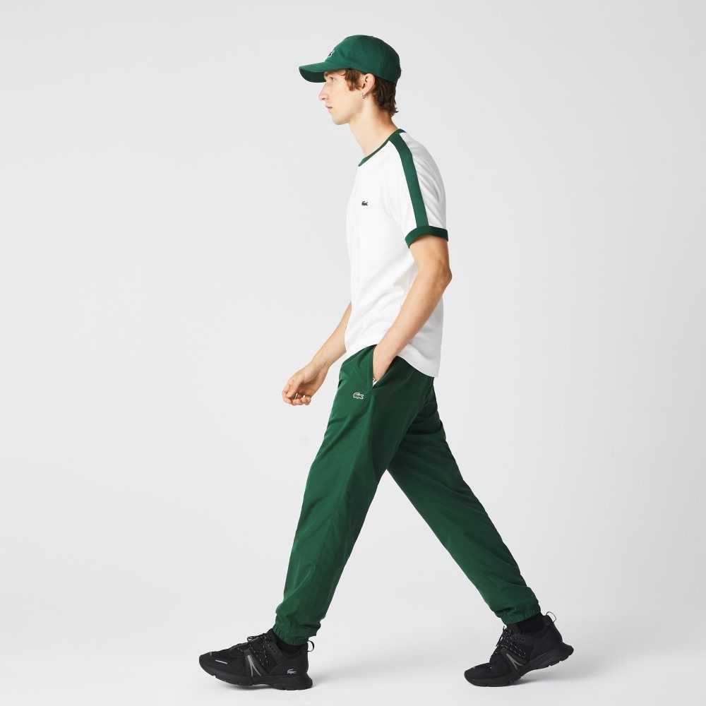 Lacoste Regular Fit Agua-Repellent Verde | 0841-JVWCZ