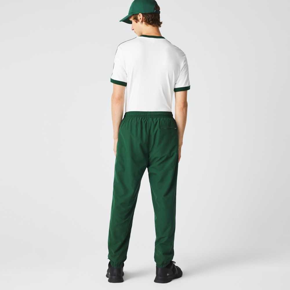 Lacoste Regular Fit Agua-Repellent Verde | 0841-JVWCZ