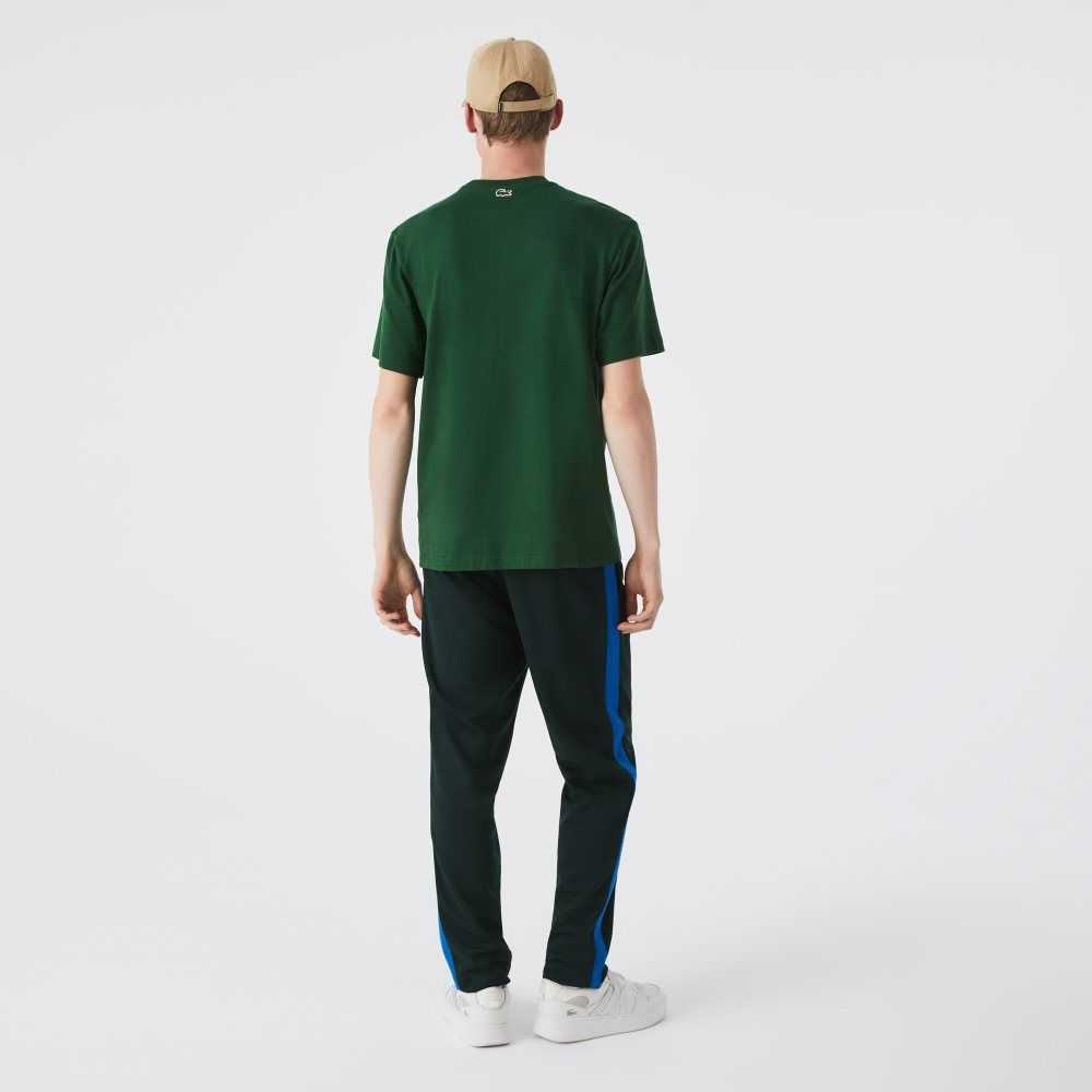 Lacoste Regular Fit Branded Monogram Print Verde | 5746-JCEQK