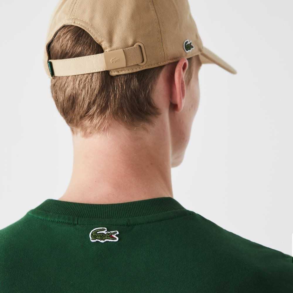 Lacoste Regular Fit Branded Monogram Print Verde | 5746-JCEQK