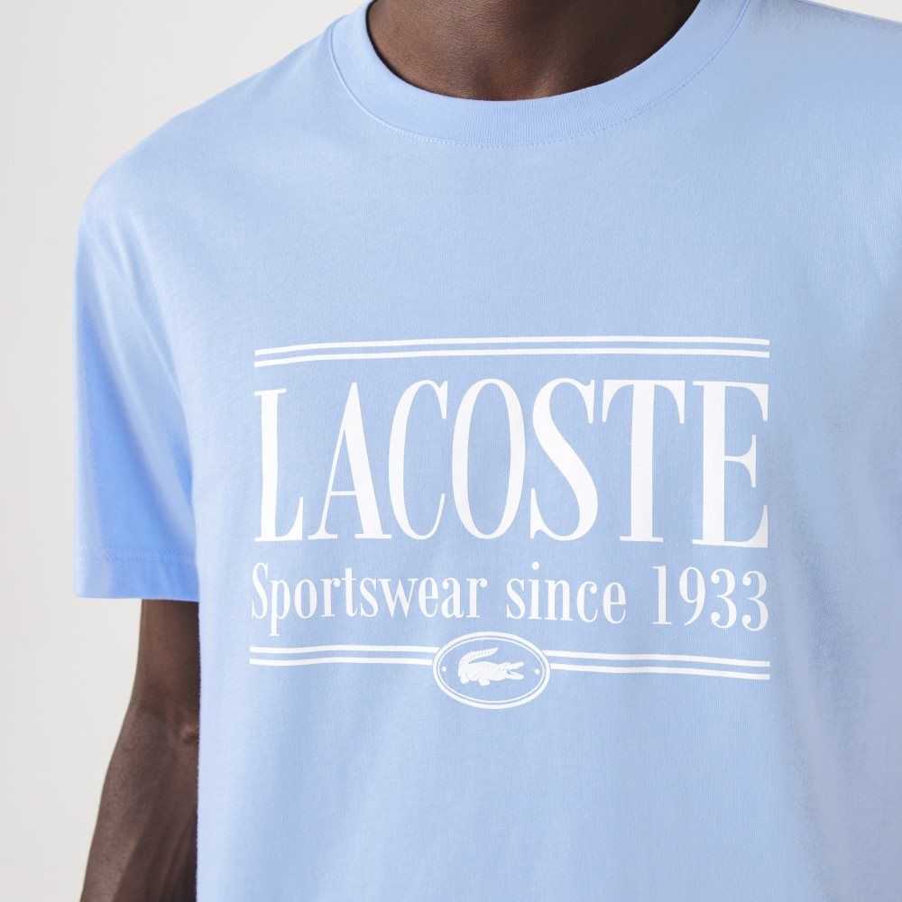 Lacoste Regular Fit Jersey Azules | 8309-DKTUG