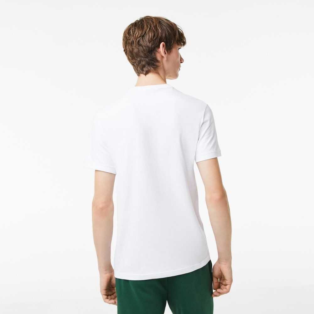 Lacoste Regular Fit Jersey Blancas | 6192-ZFVIO