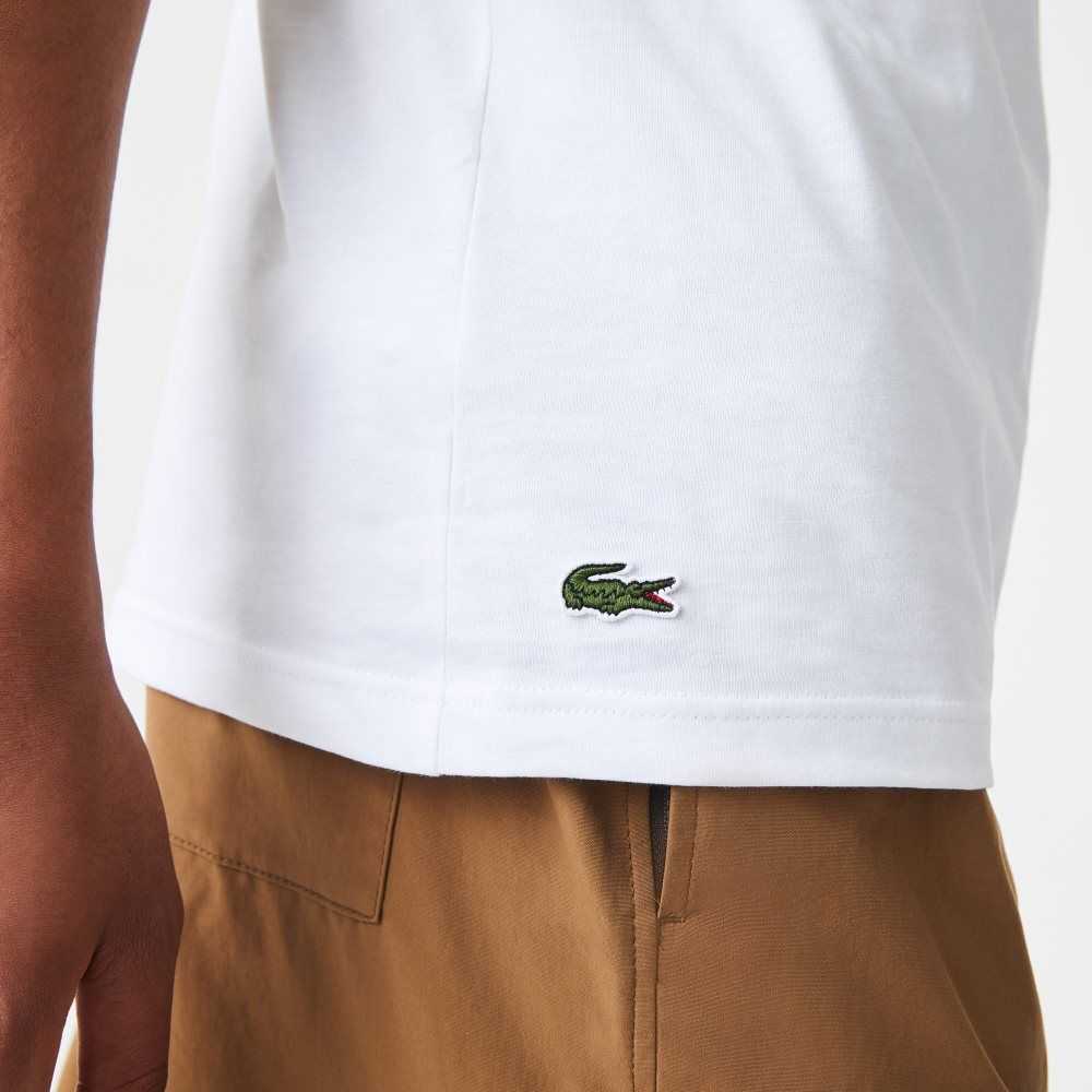 Lacoste Regular Fit Jersey Blancas | 6192-ZFVIO