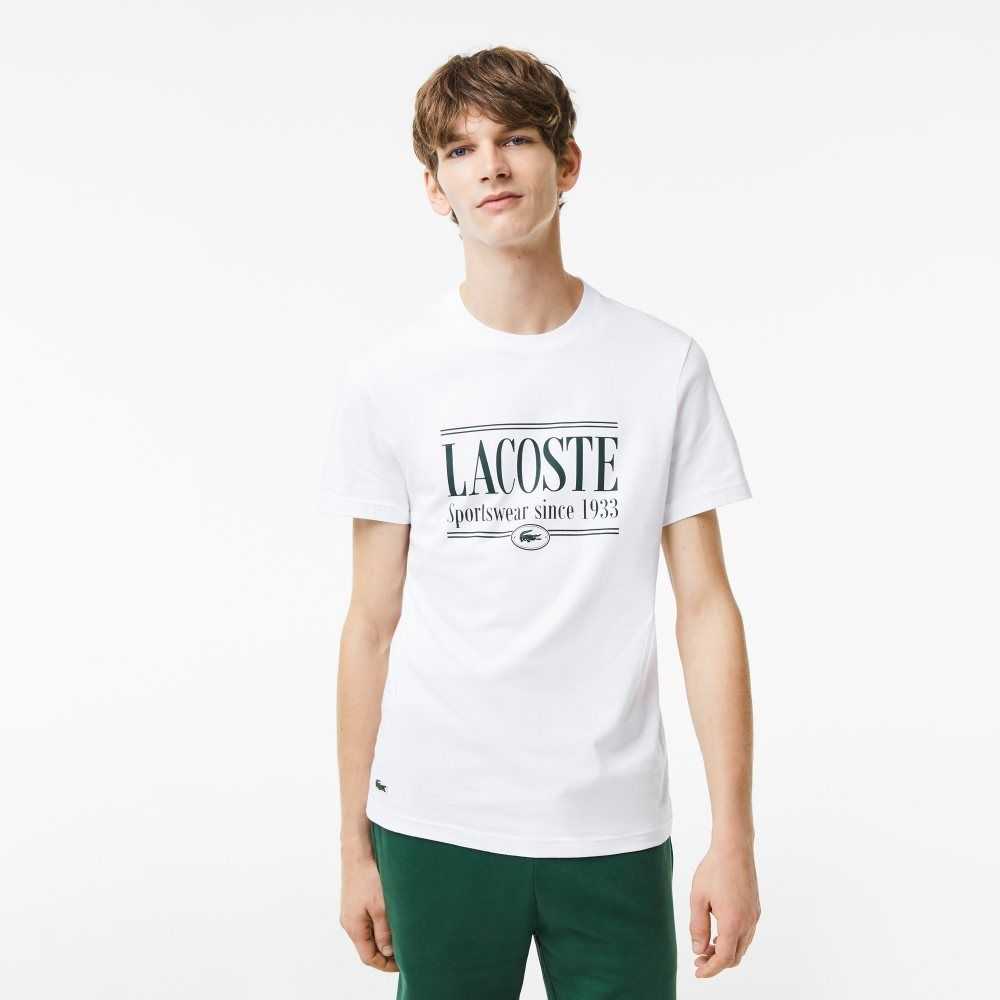 Lacoste Regular Fit Jersey Blancas | 6192-ZFVIO