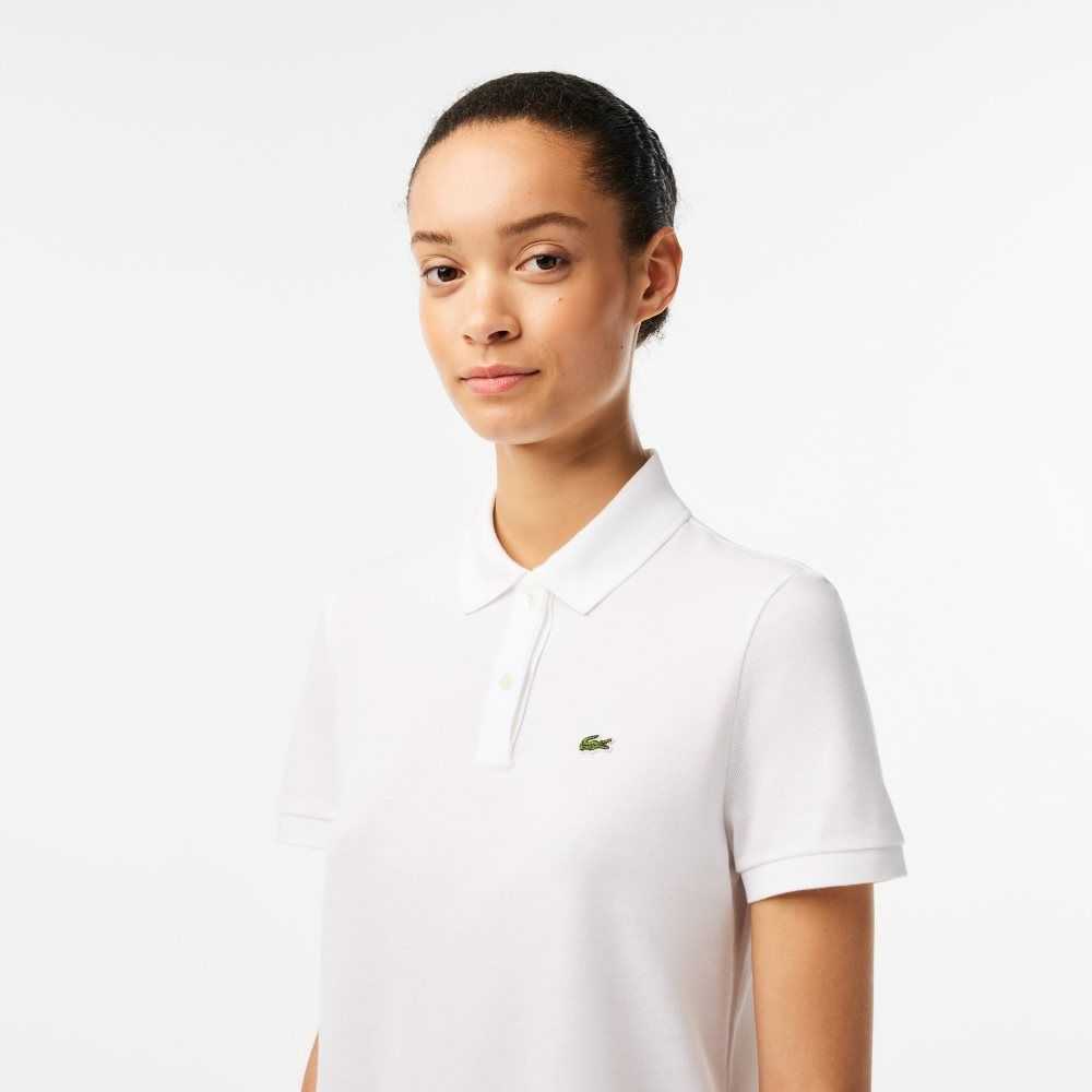 Lacoste Regular Fit Soft Algodon Petit Pique Blancas | 3867-FGXDN