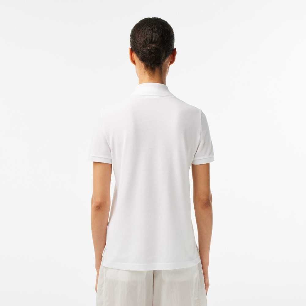 Lacoste Regular Fit Soft Algodon Petit Pique Blancas | 3867-FGXDN