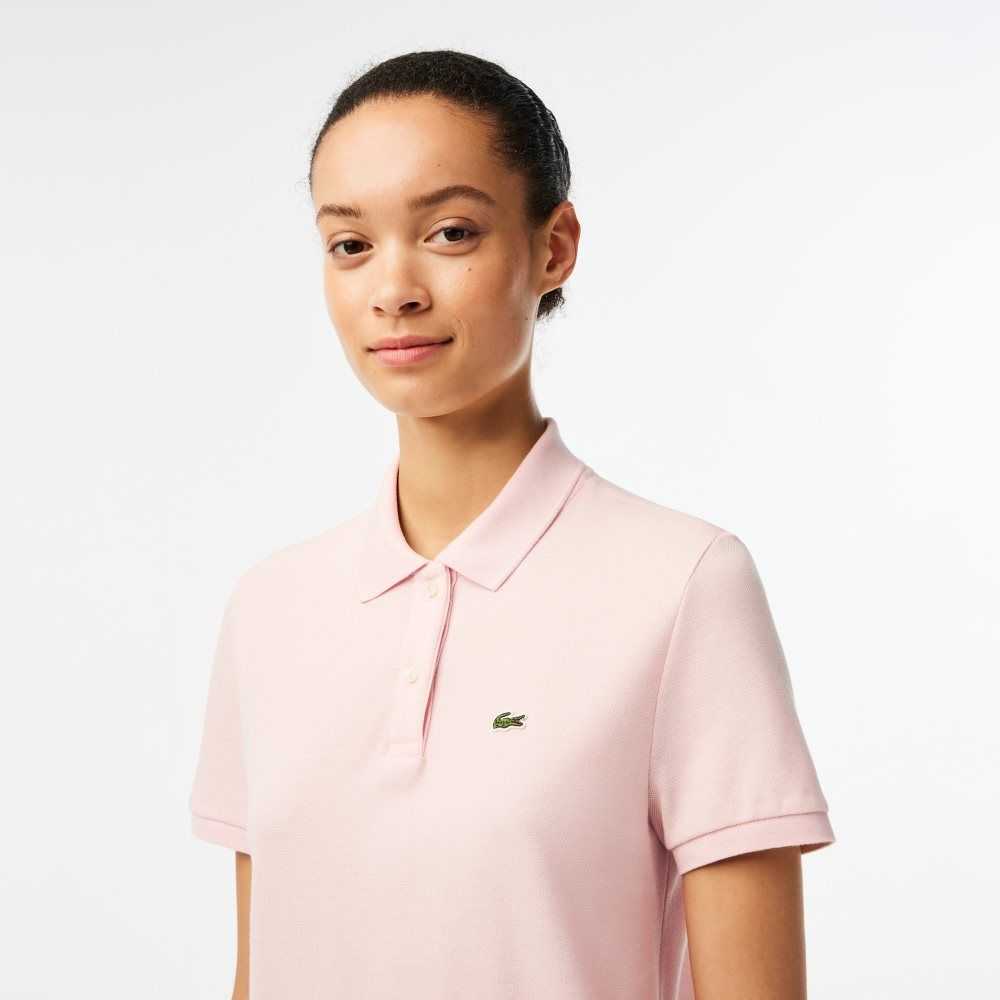 Lacoste Regular Fit Soft Algodon Petit Pique Rosas Claro | 4658-FUZCE