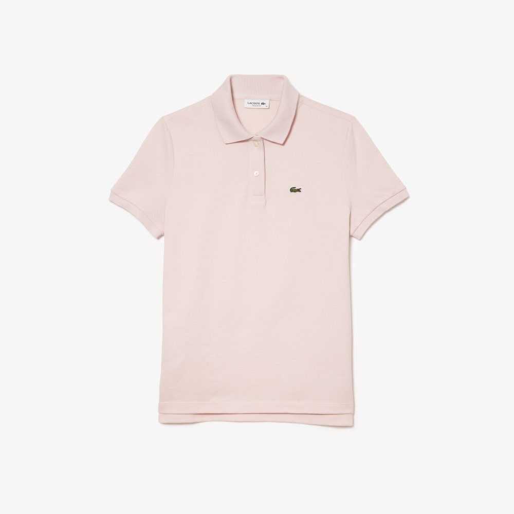 Lacoste Regular Fit Soft Algodon Petit Pique Rosas Claro | 4658-FUZCE