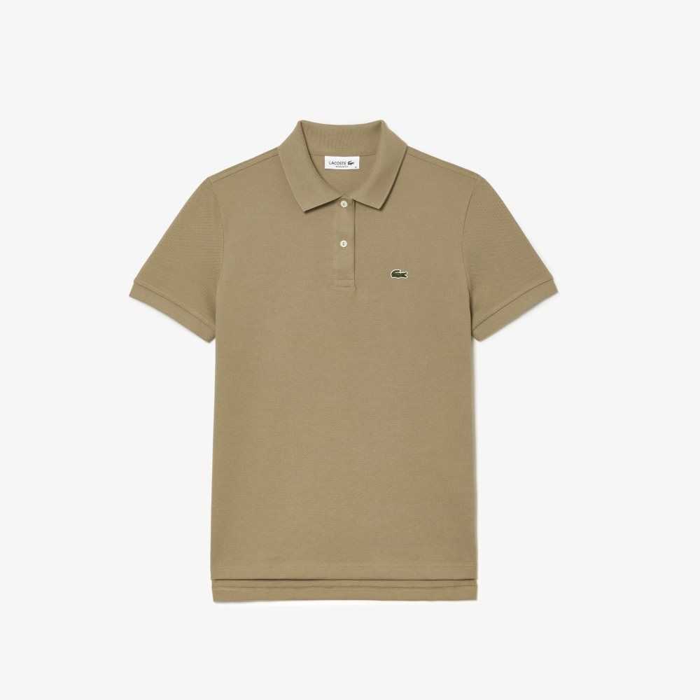 Lacoste Regular Fit Soft Algodon Petit Pique Beige | 8270-OZQUC