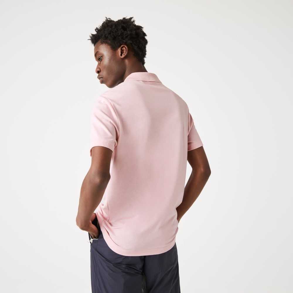 Lacoste Regular Fit Stretch Organic Algodon Rosas | 6210-AOKWZ