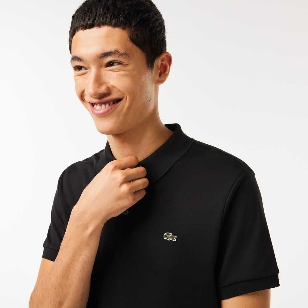 Lacoste Regular Fit Ultra Soft Algodon Jersey Negras | 0692-XIFQY