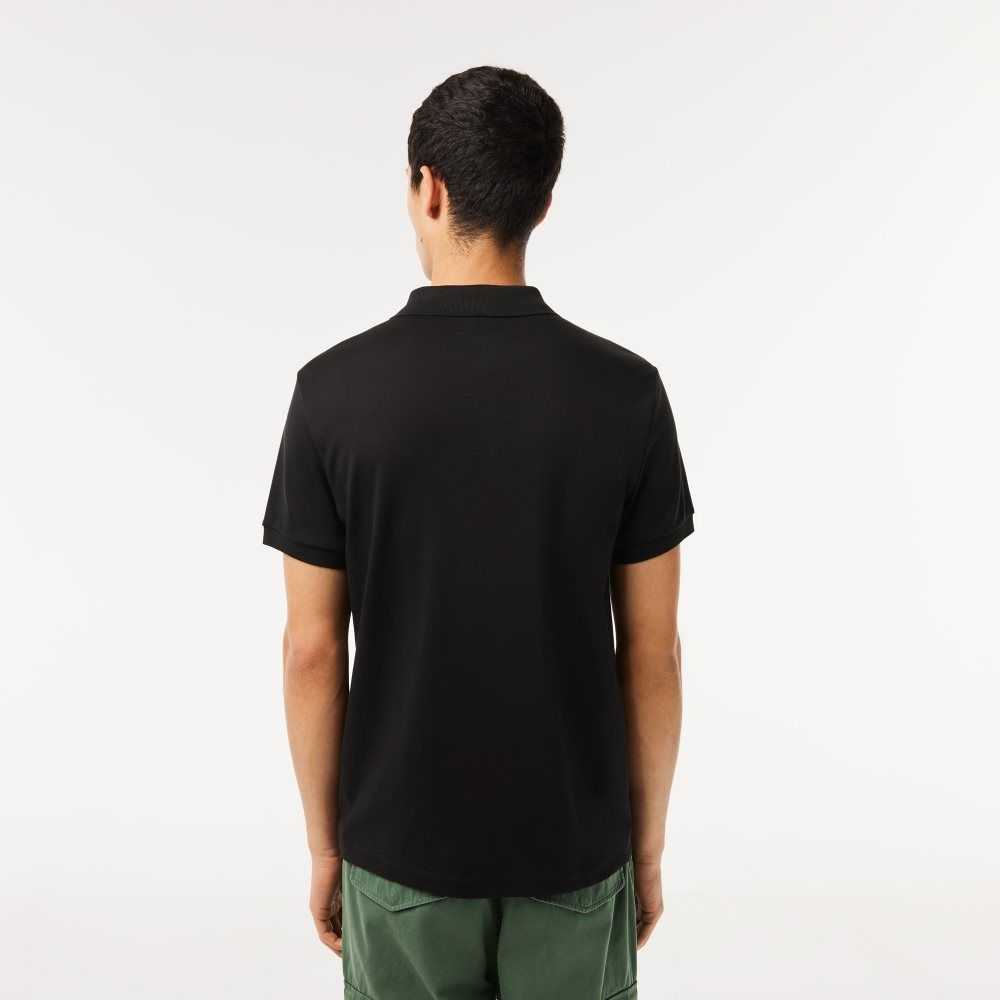 Lacoste Regular Fit Ultra Soft Algodon Jersey Negras | 0692-XIFQY