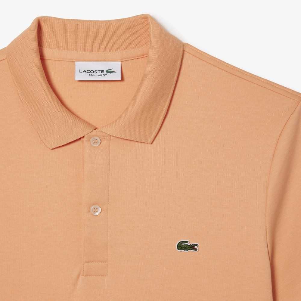 Lacoste Regular Fit Ultra Soft Algodon Jersey Naranjas Claro | 1205-PNDAW