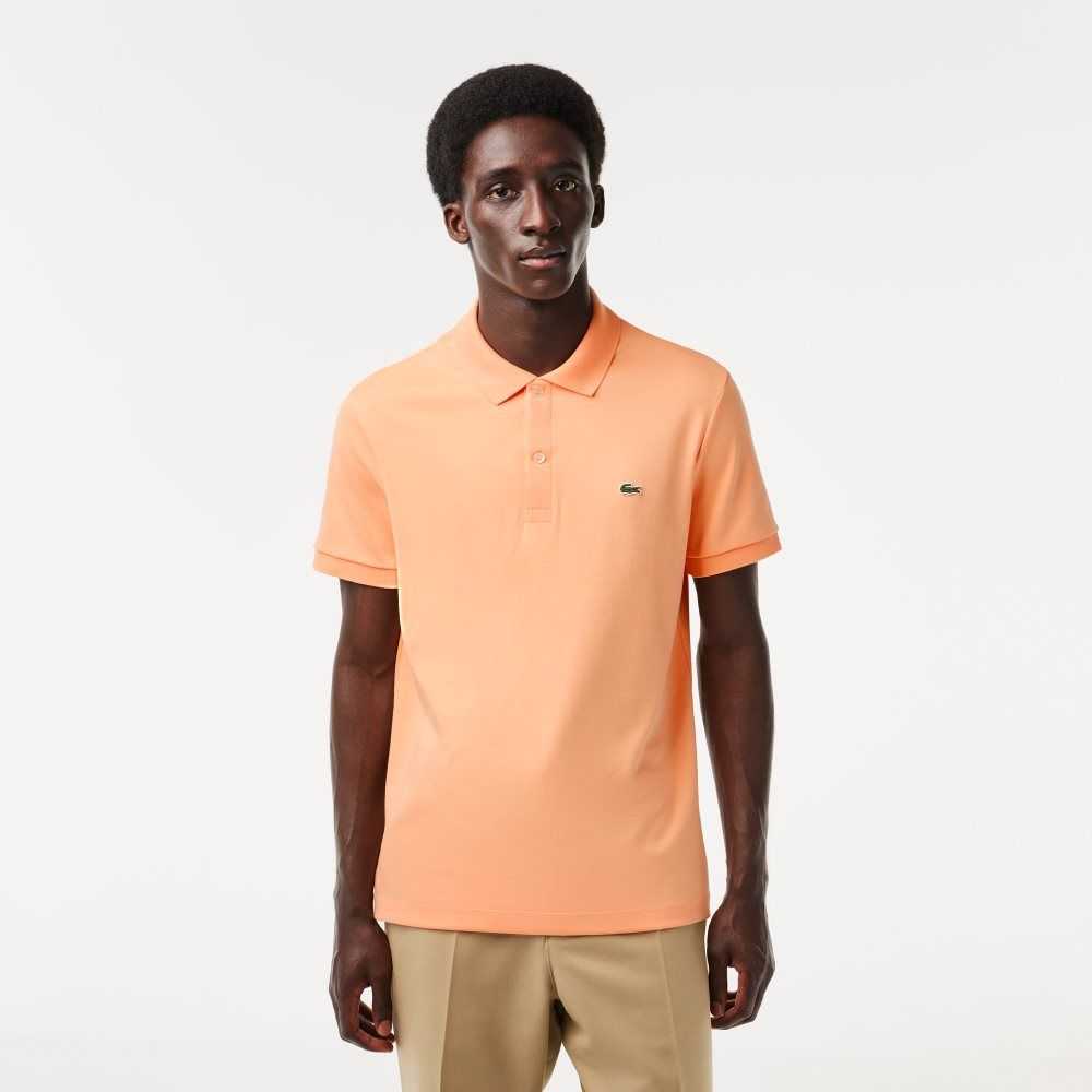 Lacoste Regular Fit Ultra Soft Algodon Jersey Naranjas Claro | 1205-PNDAW