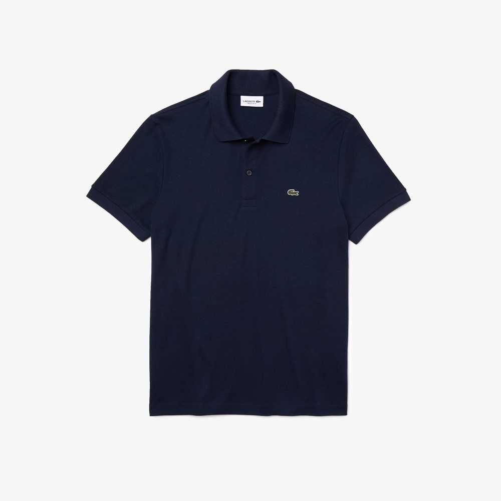 Lacoste Regular Fit Ultra Soft Algodon Jersey Azul Marino Azules | 1856-XKHBY