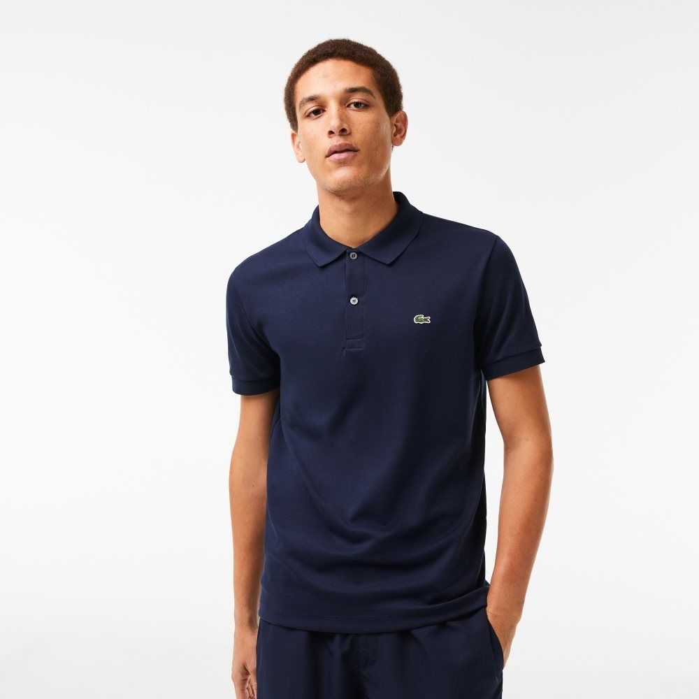 Lacoste Regular Fit Ultra Soft Algodon Jersey Azul Marino Azules | 1856-XKHBY