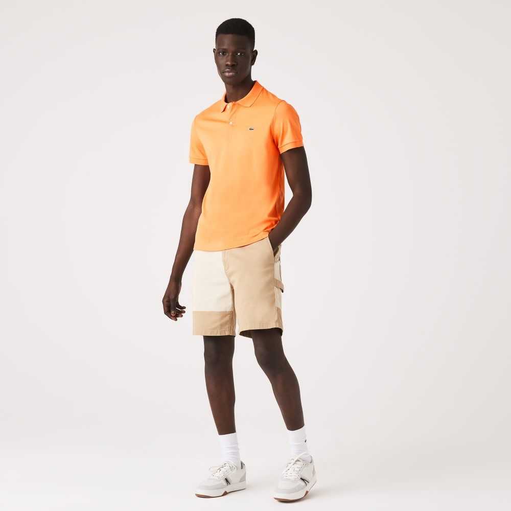 Lacoste Regular Fit Ultra Soft Algodon Jersey Naranjas | 2716-VYJLC