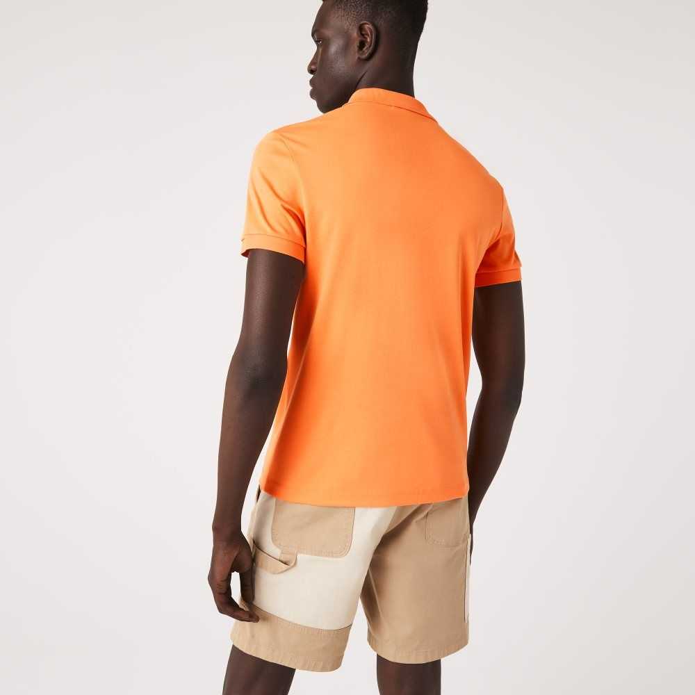 Lacoste Regular Fit Ultra Soft Algodon Jersey Naranjas | 2716-VYJLC