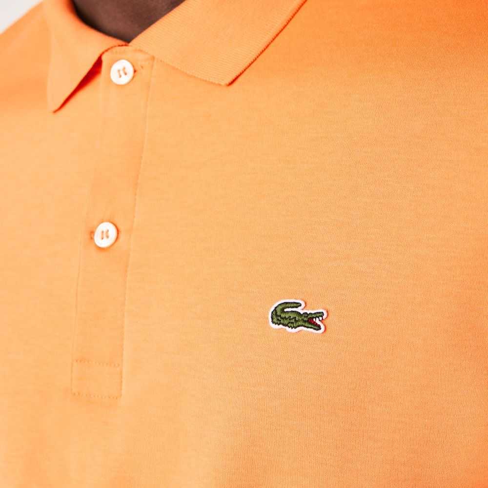 Lacoste Regular Fit Ultra Soft Algodon Jersey Naranjas | 2716-VYJLC