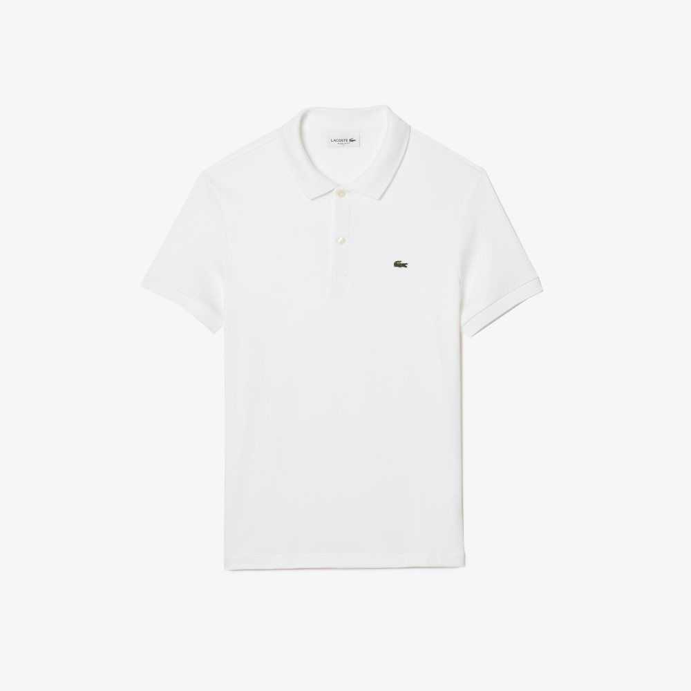 Lacoste Regular Fit Ultra Soft Algodon Jersey Blancas | 3497-BGXVR