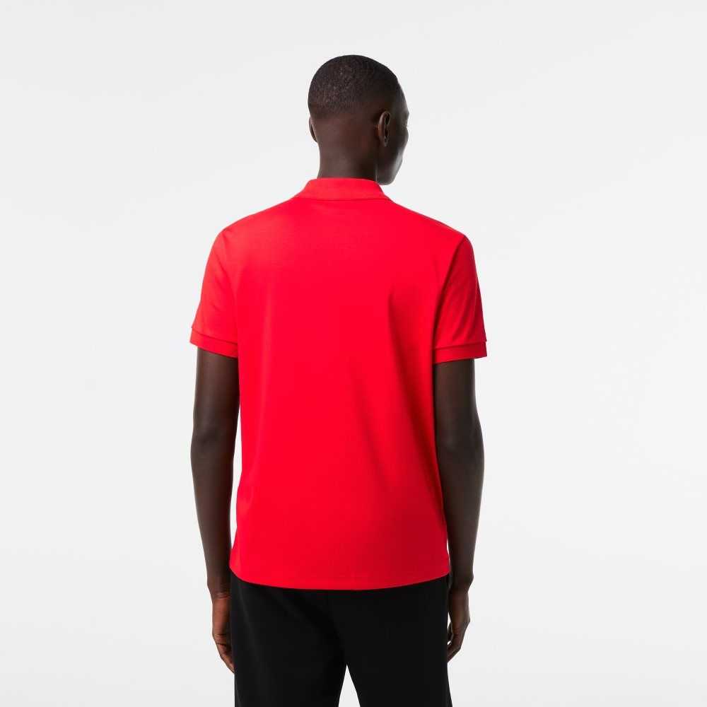 Lacoste Regular Fit Ultra Soft Algodon Jersey Rojas | 5820-COMRD