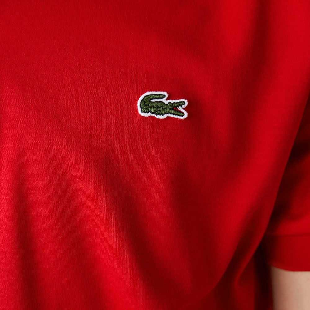 Lacoste Regular Fit Ultra Soft Algodon Jersey Rojas | 5820-COMRD