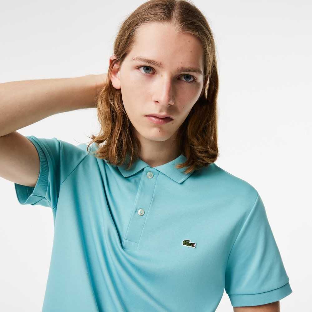 Lacoste Regular Fit Ultra Soft Algodon Jersey Verde Menta | 7346-HRDZW