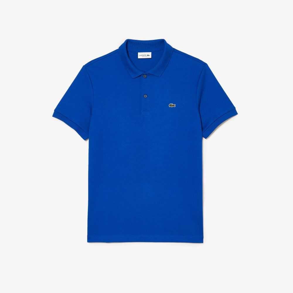 Lacoste Regular Fit Ultra Soft Algodon Jersey Azules | 7382-WKBZQ