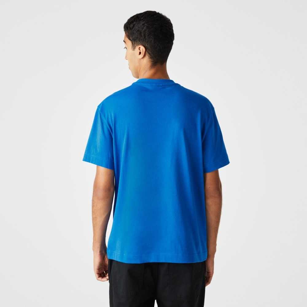 Lacoste Relaxed Fit Crocodile Azules | 8204-UEJKX