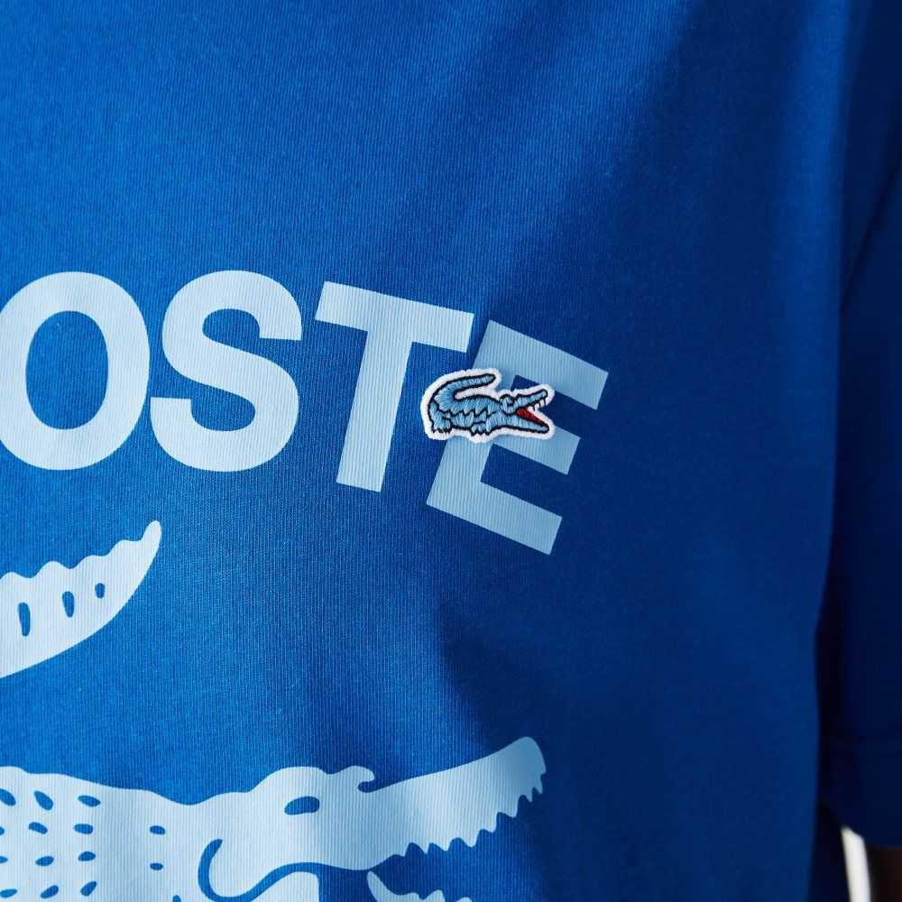 Lacoste Relaxed Fit Crocodile Azules | 8204-UEJKX