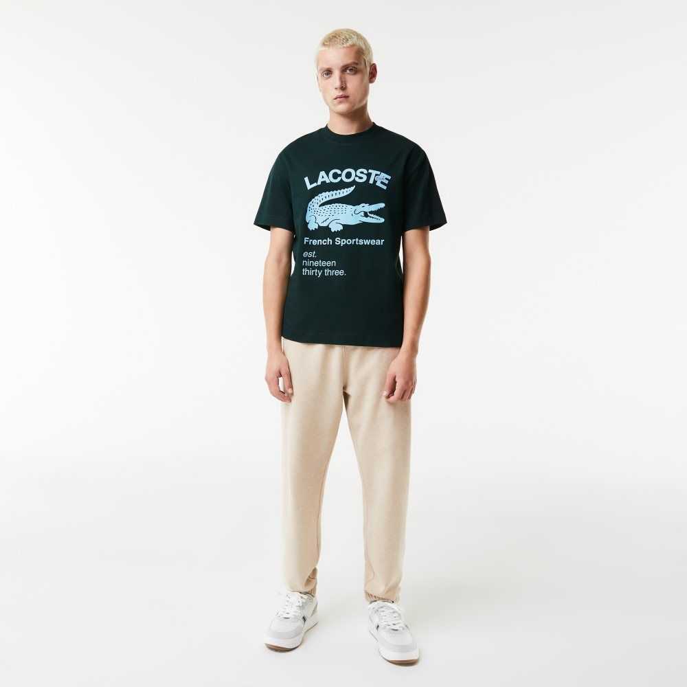 Lacoste Relaxed Fit Crocodile Verde | 6705-HOWEX