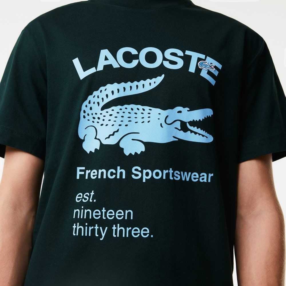 Lacoste Relaxed Fit Crocodile Verde | 6705-HOWEX