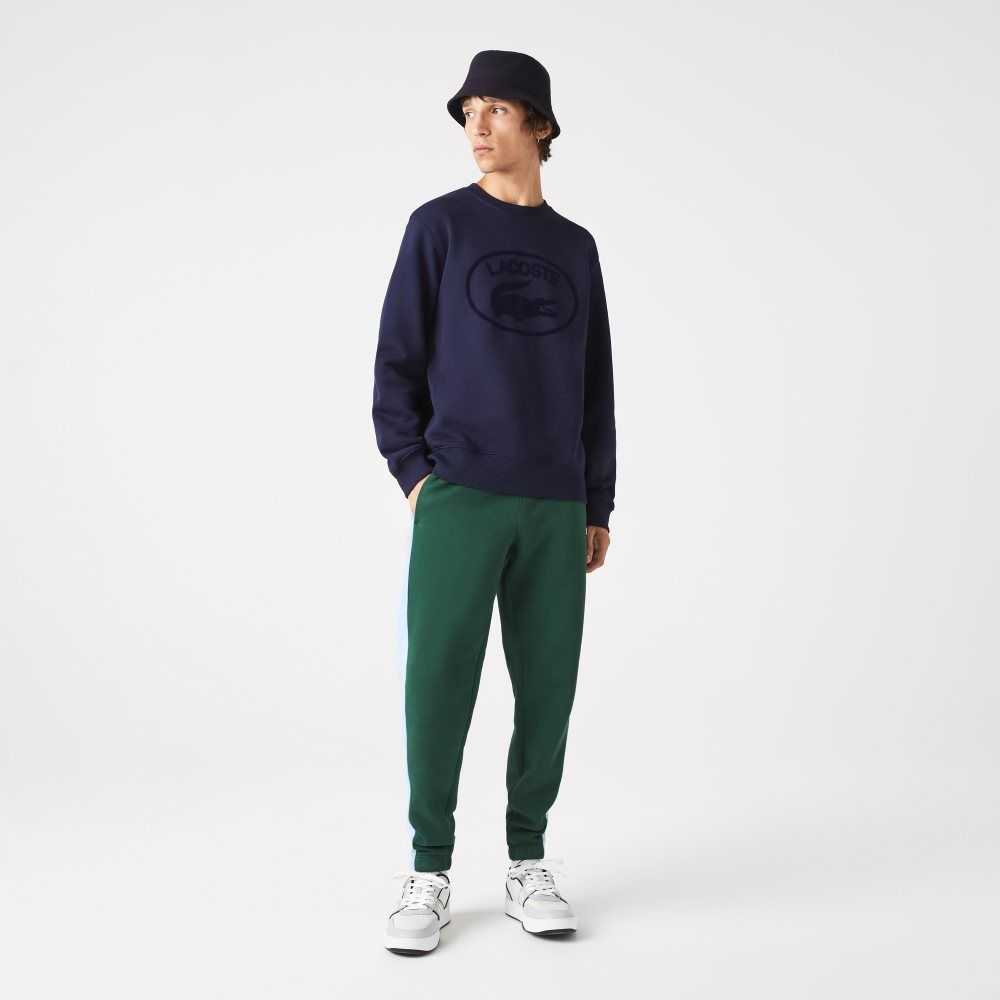 Lacoste Relaxed Fit Organic Algodon Azul Marino Azules | 0324-XCSHW