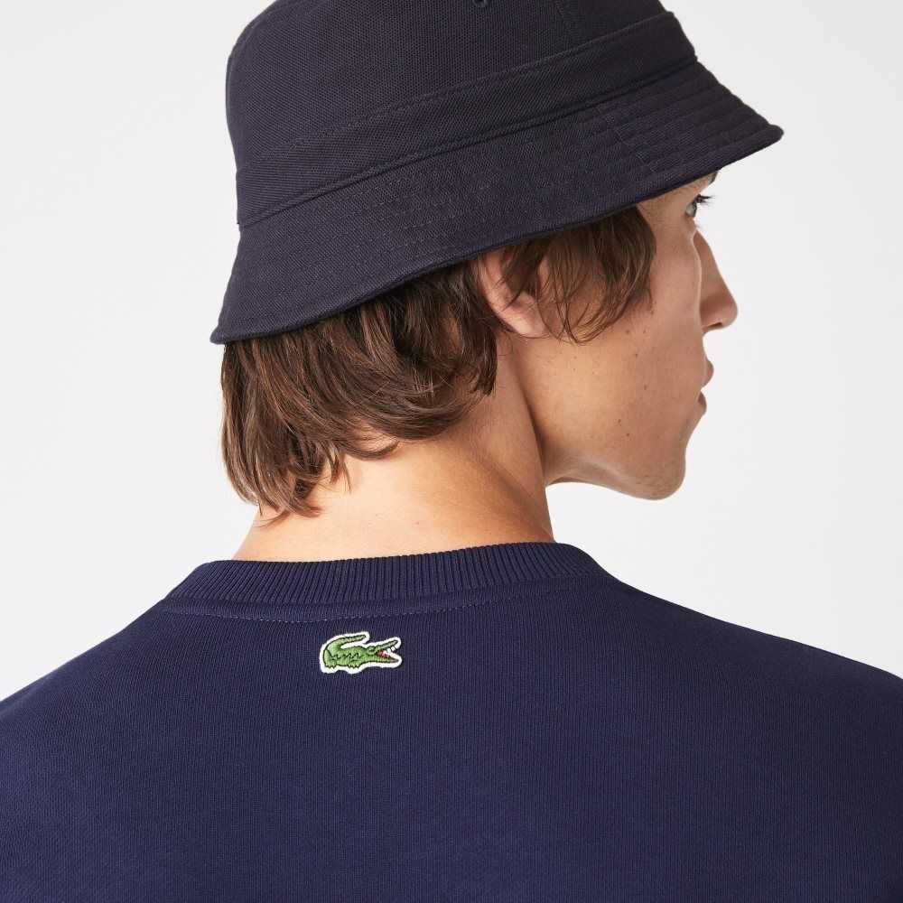 Lacoste Relaxed Fit Organic Algodon Azul Marino Azules | 0324-XCSHW