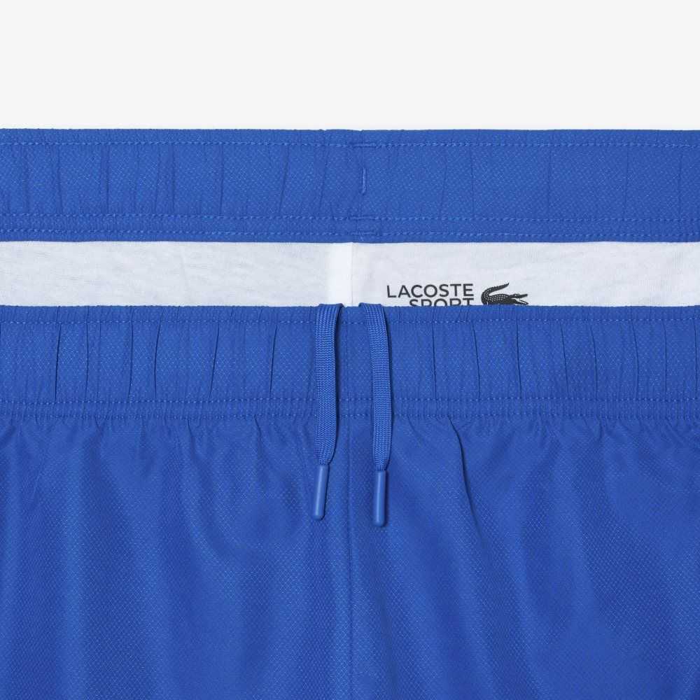 Lacoste SPORT Big Fit Logo Stripe Azules | 2041-JOTNB