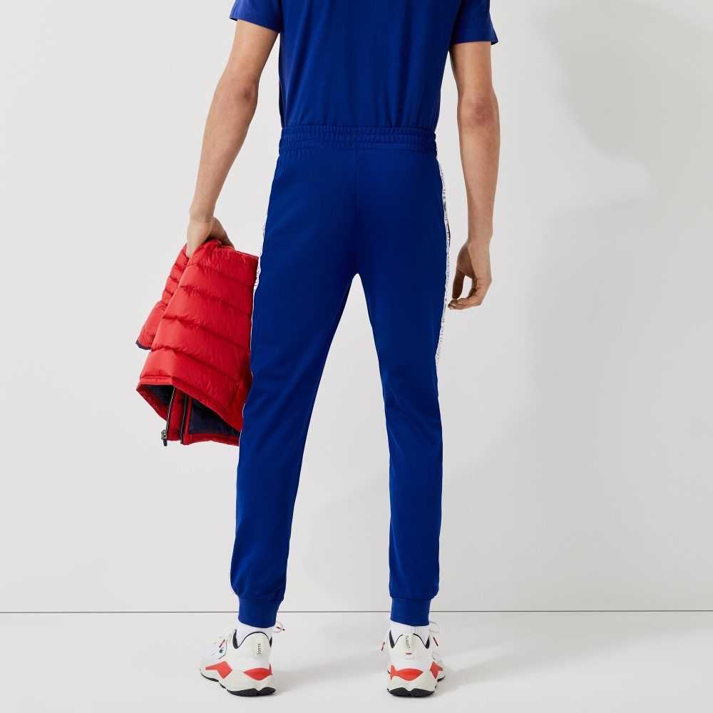 Lacoste SPORT Branded Bands Tracksuit Azules Rojas Blancas | 6470-VQLOX