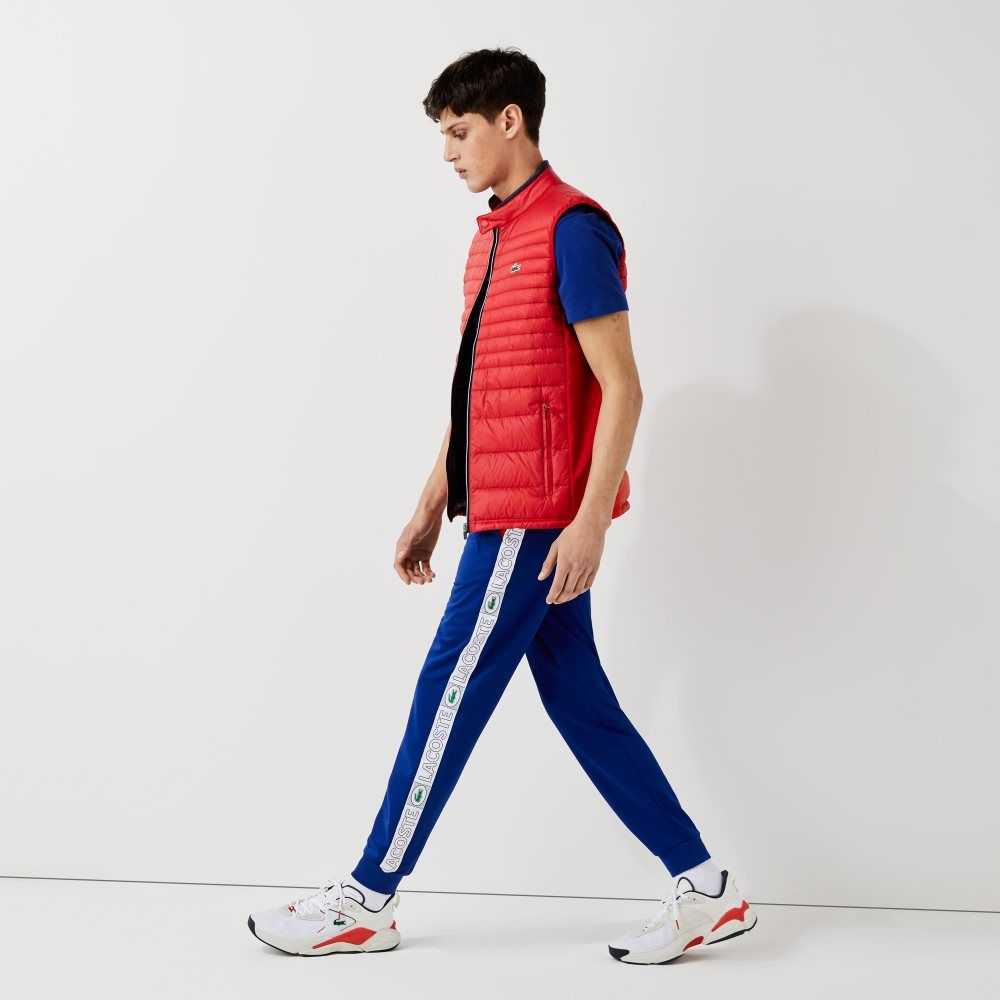 Lacoste SPORT Branded Bands Tracksuit Azules Rojas Blancas | 6470-VQLOX