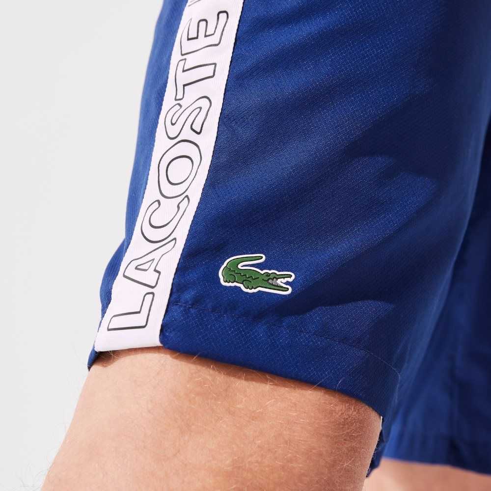 Lacoste SPORT Branded Side Bands Azules Blancas | 1968-SLGIV