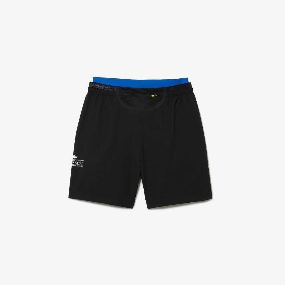 Lacoste SPORT Built-In Liner 3-in-1 Negras Azules | 4280-YPJTZ