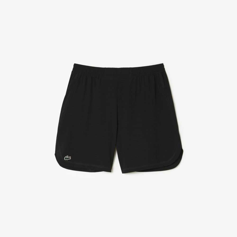 Lacoste SPORT Check Stretch Mesh Negras | 6193-PNDAY