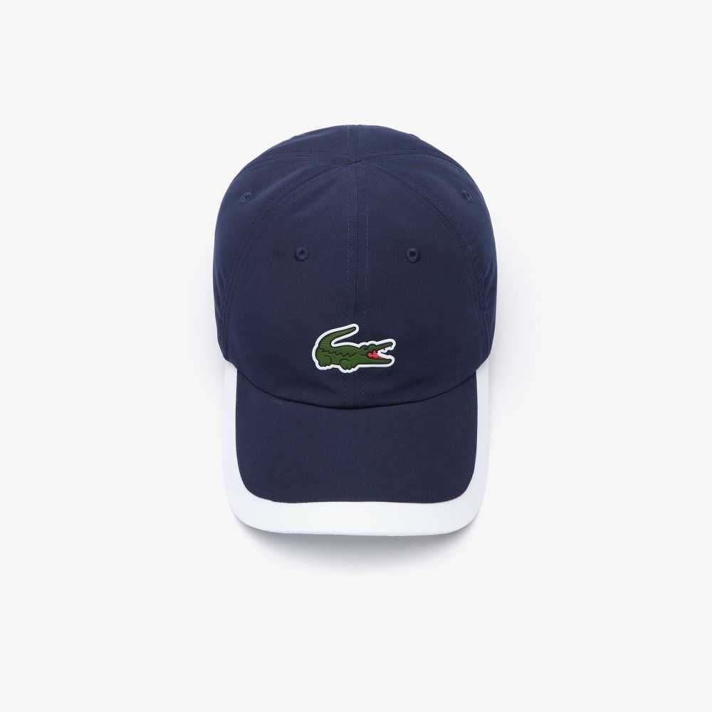 Lacoste SPORT Contrast Border Ligeros Azul Marino Azules Blancas | 4632-RUZSP