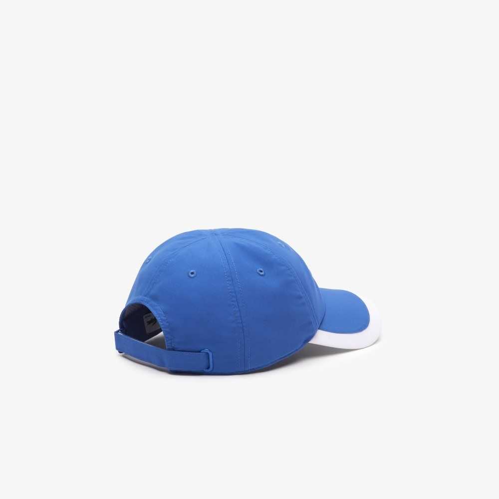 Lacoste SPORT Contrast Border Ligeros Azules Blancas | 9624-VGTKZ