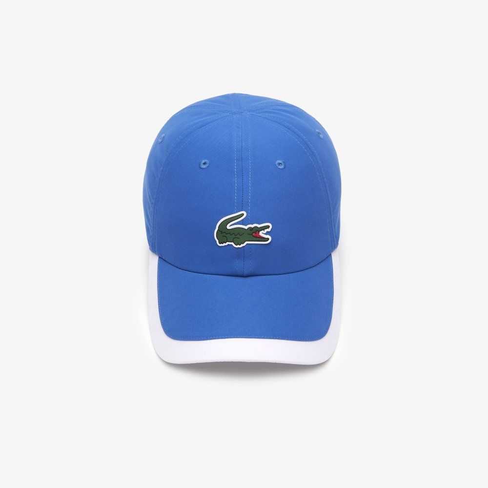 Lacoste SPORT Contrast Border Ligeros Azules Blancas | 9624-VGTKZ